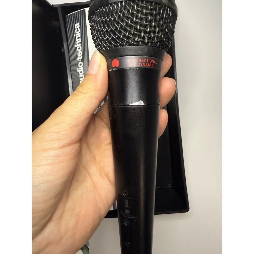 🎤 Audio-Technica 450D Dynamic Vocal Microphone – With Case & Manual – Untested